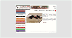 Desktop Screenshot of iangreavesgreyhounds.com